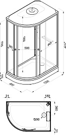 Triton Душевая кабина Коралл 120/80 Щ0000061818 – фотография-6