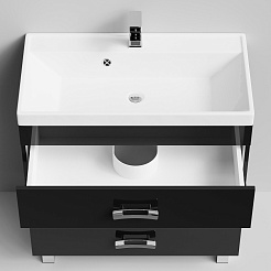 Водолей Тумба под раковину Орландо 80 черная – фотография-4