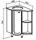 Runo Мебель для ванной Бис R угловая – картинка-12