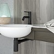 Paini Смеситель для раковины Cox 78PZ211LBL с длинным изливом, с д/к, брашированный чёрный – фотография-7