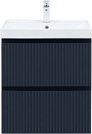 Aquanet Мебель для ванной Джейн (Flat) 60 Flash подвесная маренго матовый – фотография-4