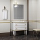  Мебель для ванной Порто 80 белый/золото – фотография-13