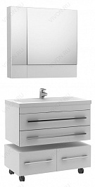 Aquanet Мебель для ванной Верона 90 белая подвесная (230312) – фотография-4