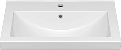 Misty Тумба с раковиной Твист 60 подвесная белая – фотография-8