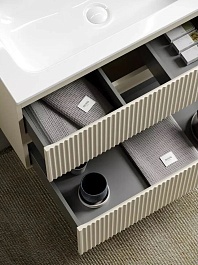 Sancos Тумба с раковиной Snob R 120 beige soft раковина CN7016 – фотография-6