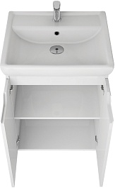 Dreja Тумба под раковину Q Plus (D) 55 белая – фотография-8