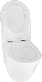 Azario Унитаз подвесной Teramo AZ-0053 безободковый белый – фотография-8