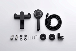 Aquatek Душевая система Лира AQ1449MB матовый черный – фотография-9