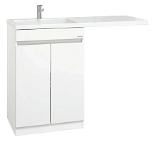 Onika Тумба с раковиной Милтон Нова 58/120 напольная под стиральную машину белая