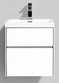 BelBagno Тумба для умывальника PIETRA MINI-500AS Bianco Lucido – фотография-1