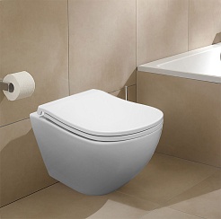 Azario Унитаз подвесной Etera AZ-118E-UQ3 безободковый белый – фотография-2