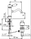 Cezares Смеситель VENEZIA-LSM1-03/24-Bi для раковины – фотография-4