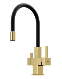 Sancos Смеситель для кухни Arno SC4005BG брашированное золото PVD покрытие – фотография-1