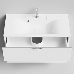 Водолей Тумба под раковину Марко 90 белая – фотография-5