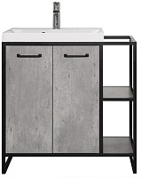Style Line Тумба для умывальника Лофт Classic 60/80 L бетон