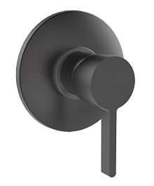 Paini Смеситель для ванны и душа Brera 74PZ690 встраиваемый, брашированный чёрный – фотография-1