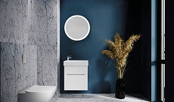 Jorno Тумба с раковиной Folk 55 белая – фотография-4