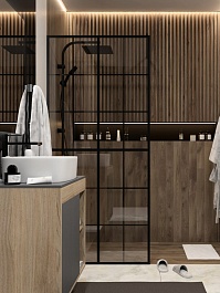 Teymi Душевая перегородка Helmi 90x200 T00301 – фотография-4