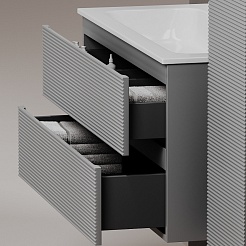 Sancos Тумба под раковину Folk 100 L grey soft – фотография-2