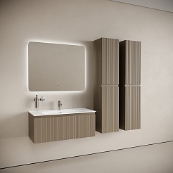 Sancos Мебель для ванной Code 100 серо-бежевая – фотография-2