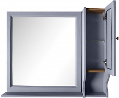 ASB-Woodline Зеркало для ванной Гранда 80 grigio серый – фотография-2