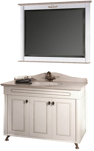 Водолей Тумба с раковиной "Анжелика 110" F-2 серая – картинка-5