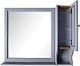ASB-Woodline Зеркало для ванной Гранда 80 grigio серый – фотография-8