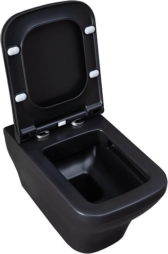 Allen Brau Чаша подвесного унитаза Infinity 4.21011.31 чёрный матовый – картинка-11