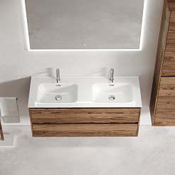 Sancos Мебель для ванной Libra 120-2 дуб чарльстон – фотография-4