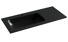 Ceramicanova Мебельная раковина Grace 101 L CN7014MB чёрный матовый