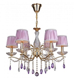  Люстра "De Pompadour W10137-46KG" подвесная – фотография-1