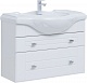 Aquanet Мебель для ванной Рондо 85 подвесная белая глянцевая – фотография-20