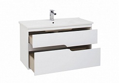 Aquanet Мебель для ванной Модена 100 белая – фотография-2