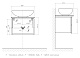 Velvex Мебель для ванной Luna 60 – картинка-23