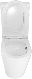 Azario Унитаз-компакт Margo AZ-2125-UQ1 безободковый с бачком с сиденьем микролифт белый – фотография-6