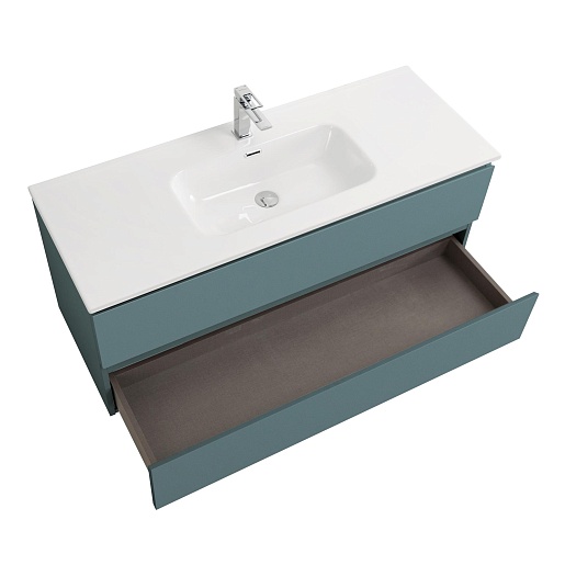 BelBagno Тумба под раковину Kraft 120 подвесная Голубой матовый – картинка-5