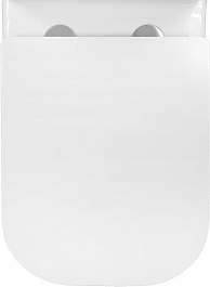 Azario Унитаз-компакт Milagro AZ-8502 безободковый с бачком с сиденьем микролифт белый – фотография-12