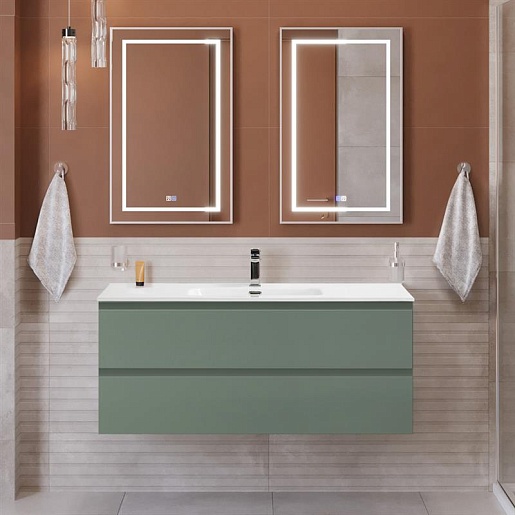 BelBagno Тумба с раковиной Kraft 120 подвесная Еловый матовый с раковиной BB1200ETL – фотография-8