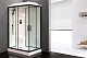 Royal Bath Душевая кабина HP RB 8120HP6-WT-BL-L 120x80 L стекло прозрачное профиль черный матовый – фотография-6