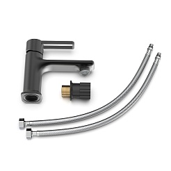 Tokito Смеситель для раковины KUDO чёрный TOK-KUD-1011 – фотография-3