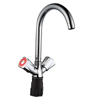 Акваэлка Смеситель КС КВАДРО (510128) для кухни