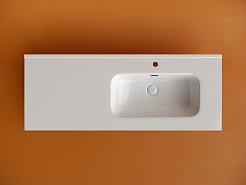 Ceramicanova Мебельная раковина Element 121 чаша справа CN7006R белая – фотография-2