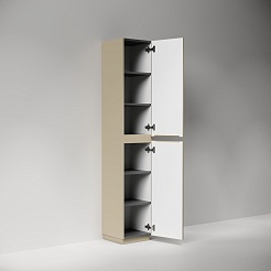 Sancos Шкаф пенал Folk Floor 35 капучино матовый – фотография-4