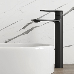 Teymi Смеситель для раковины чаши Ellie T10210 черный матовый – фотография-8