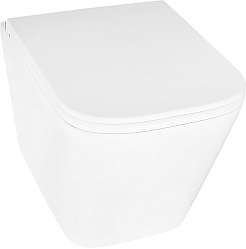 Azario Унитаз подвесной Teramo AZ-0052 безободковый белый – фотография-3