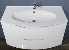 BelBagno Тумба с раковиной SMILE BB900TVC/BL Bianco Lucido