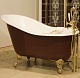 Фэма Чугунная ванна "Beatrice", ножки золото, покрытие RAL, металлик – картинка-10