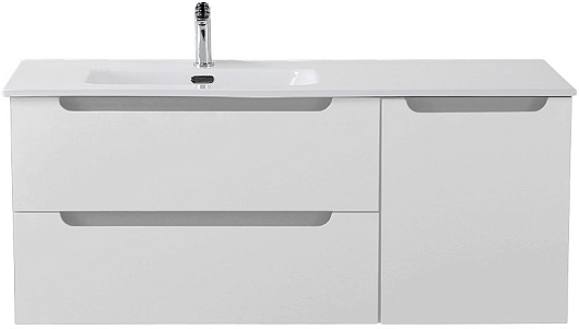 BelBagno Тумба под раковину Etna 120 L подвесная белая матовая – фото-1