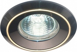 Feron Встраиваемый светильник DL1023 черный-золото – фотография-1