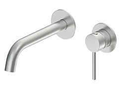 Oliveeka Смеситель для раковины Y OL-88869017-BN никель матовый – фотография-1